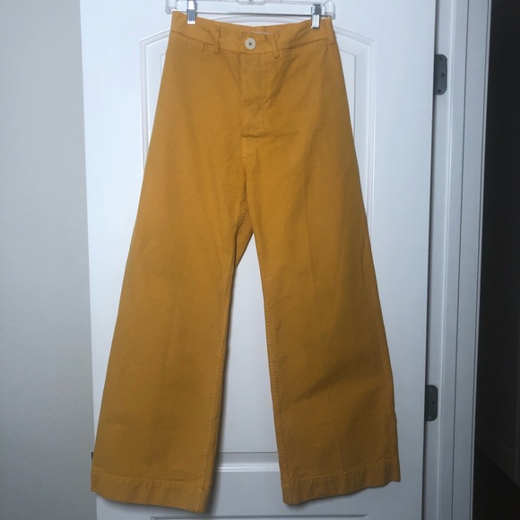 SOLD Jesse Kamm Yellow Sailor Pants - Picture 5 of 8